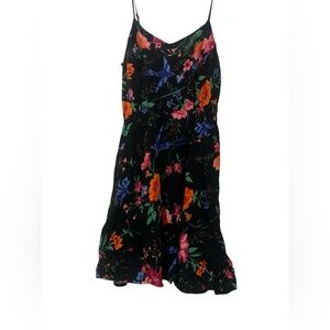 Old Navy Black Floral Dress